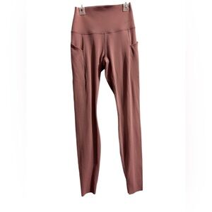 Nike Universa Dri‑FIT High‑Waisted Leggings w/ Pockets – Smokey Mauve – Size S